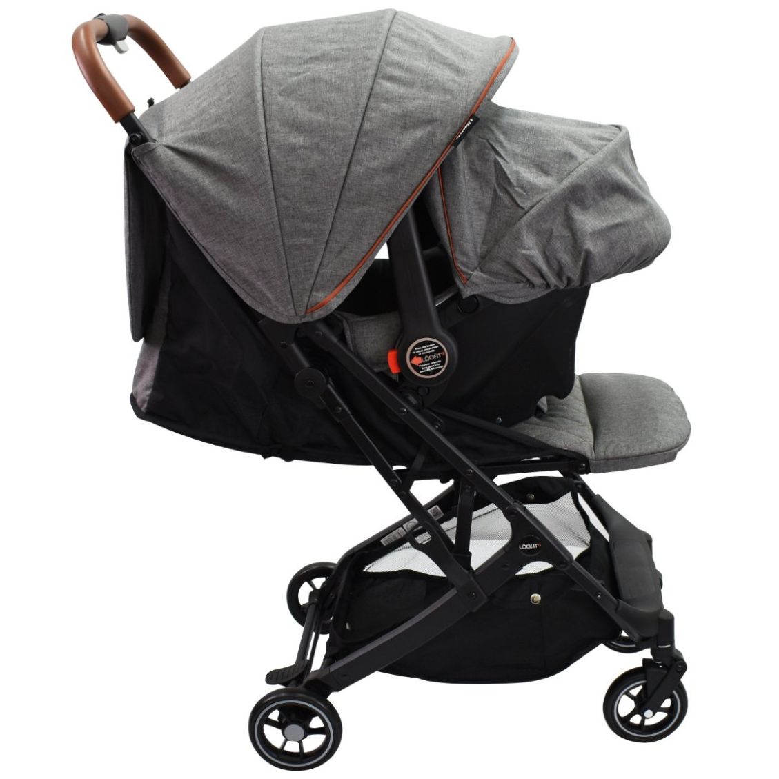 Bundle Niña Sistema de Viaje, Cuna de Viaje y Silla Alta Infanti