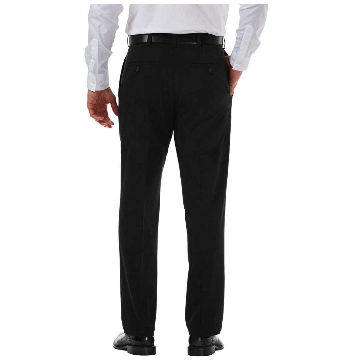 Pantalón Haggar Negro Cool 18 Pro Classic Fit para Hombre