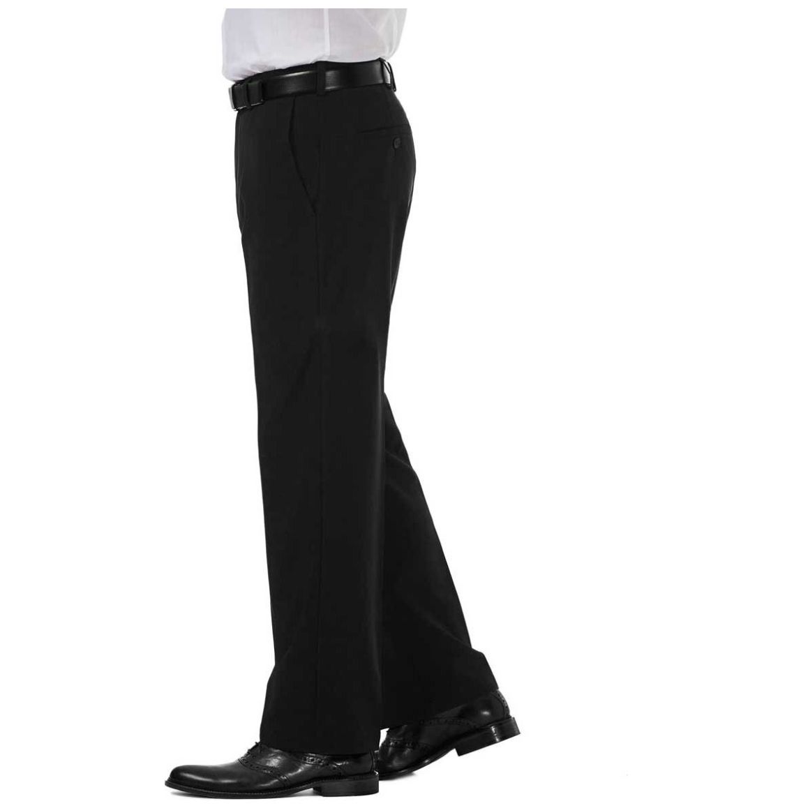 Pantalón Haggar Negro Cool 18 Pro Classic Fit para Hombre