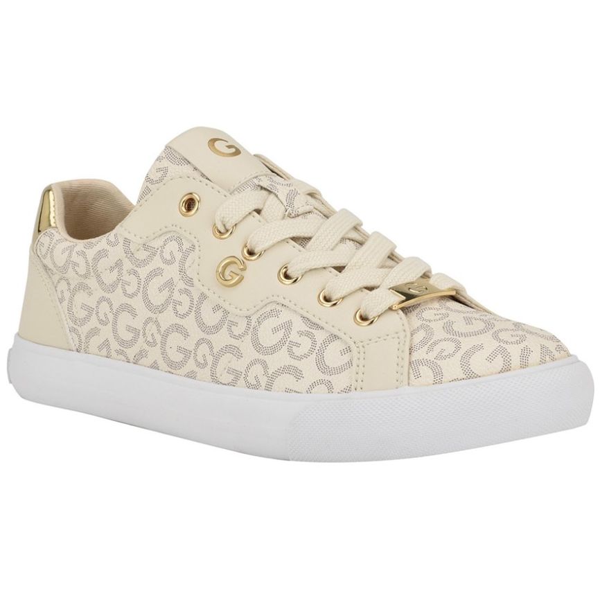 Tenis Monograma con Accesorio Dorado G By Guess