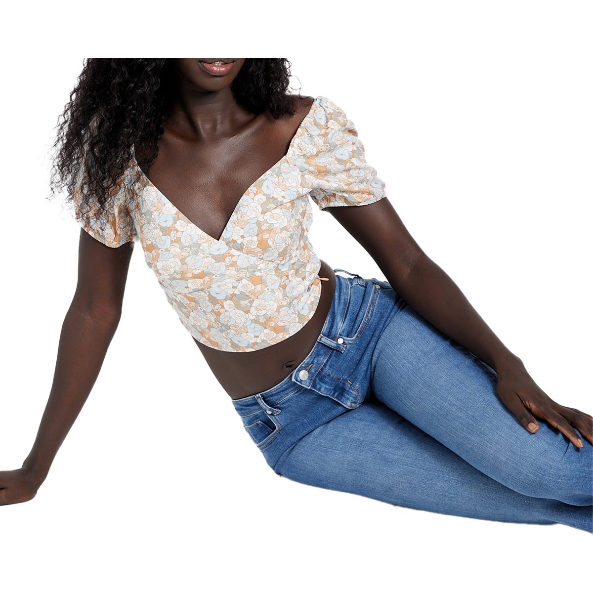 Blusa Ombliguera Guess para Mujer