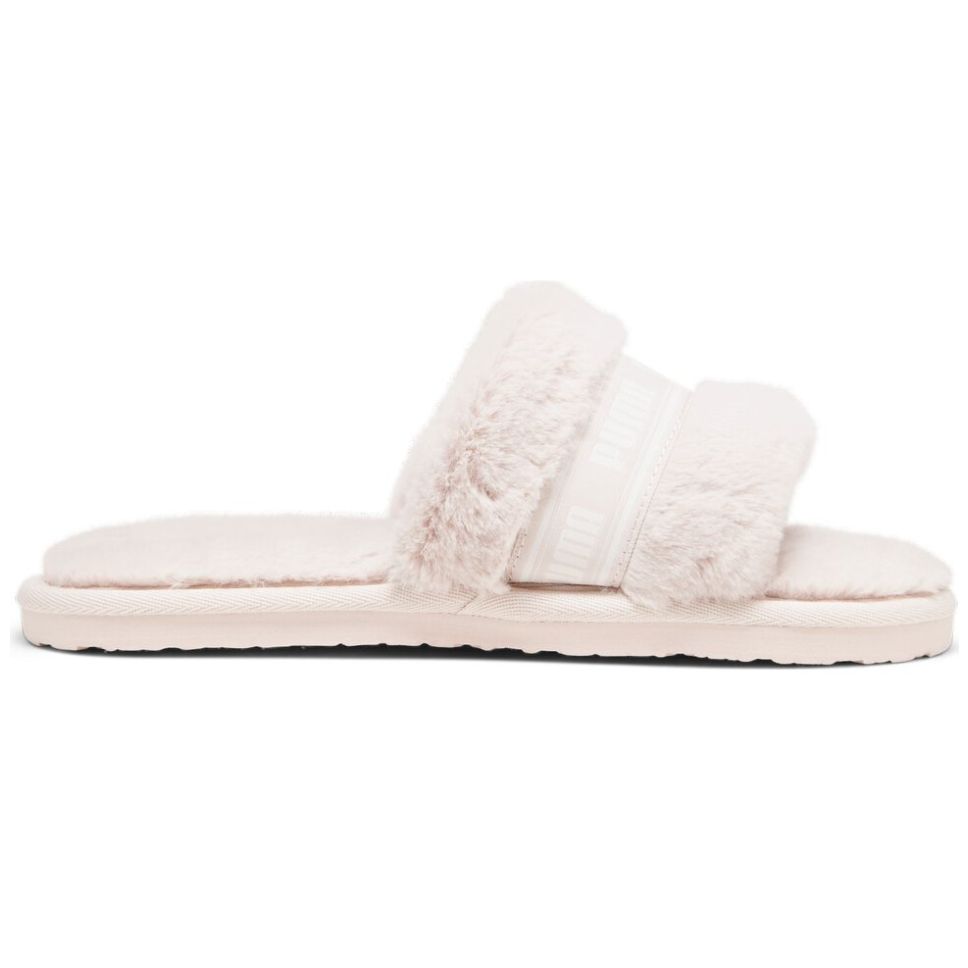 Sandalia Slide con Peluche Rosa Puma