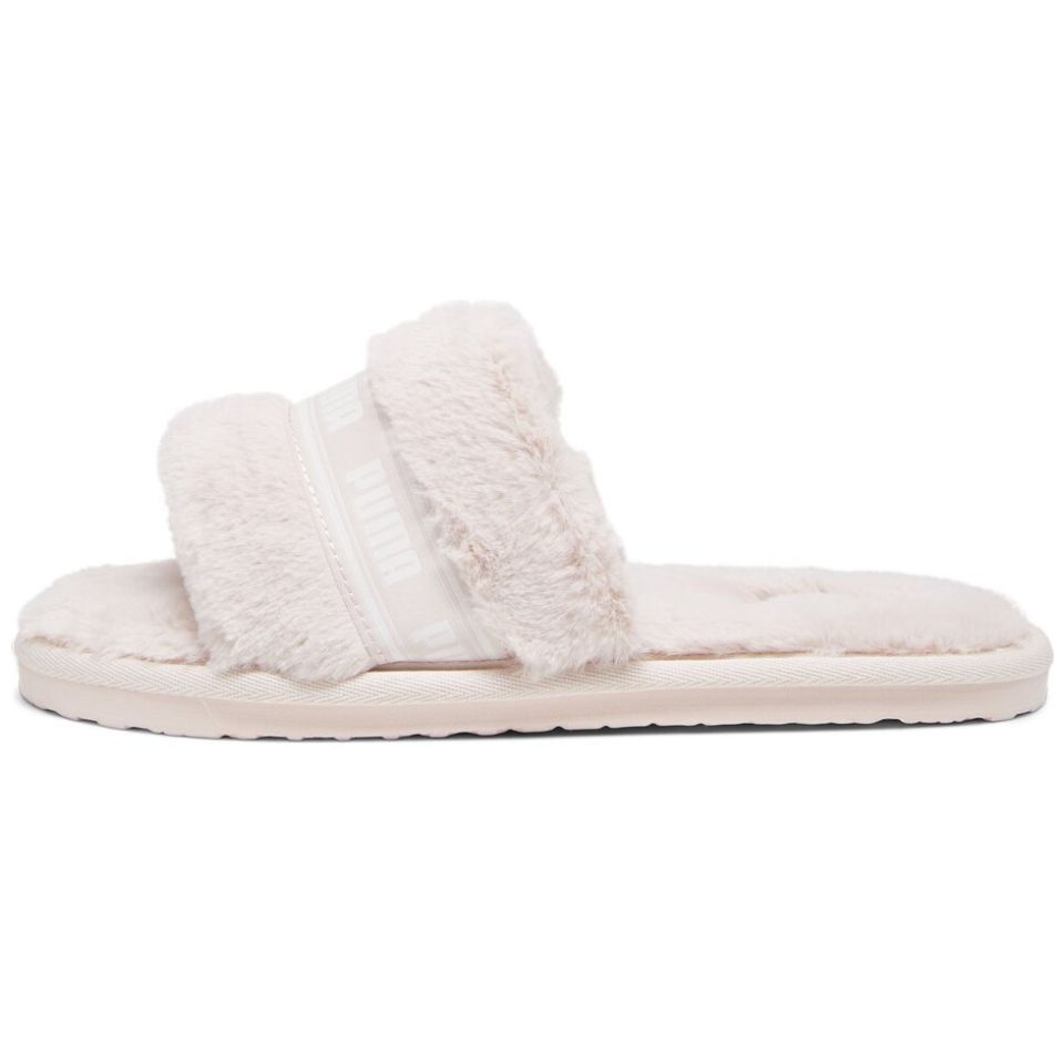 Sandalia Slide con Peluche Rosa Puma