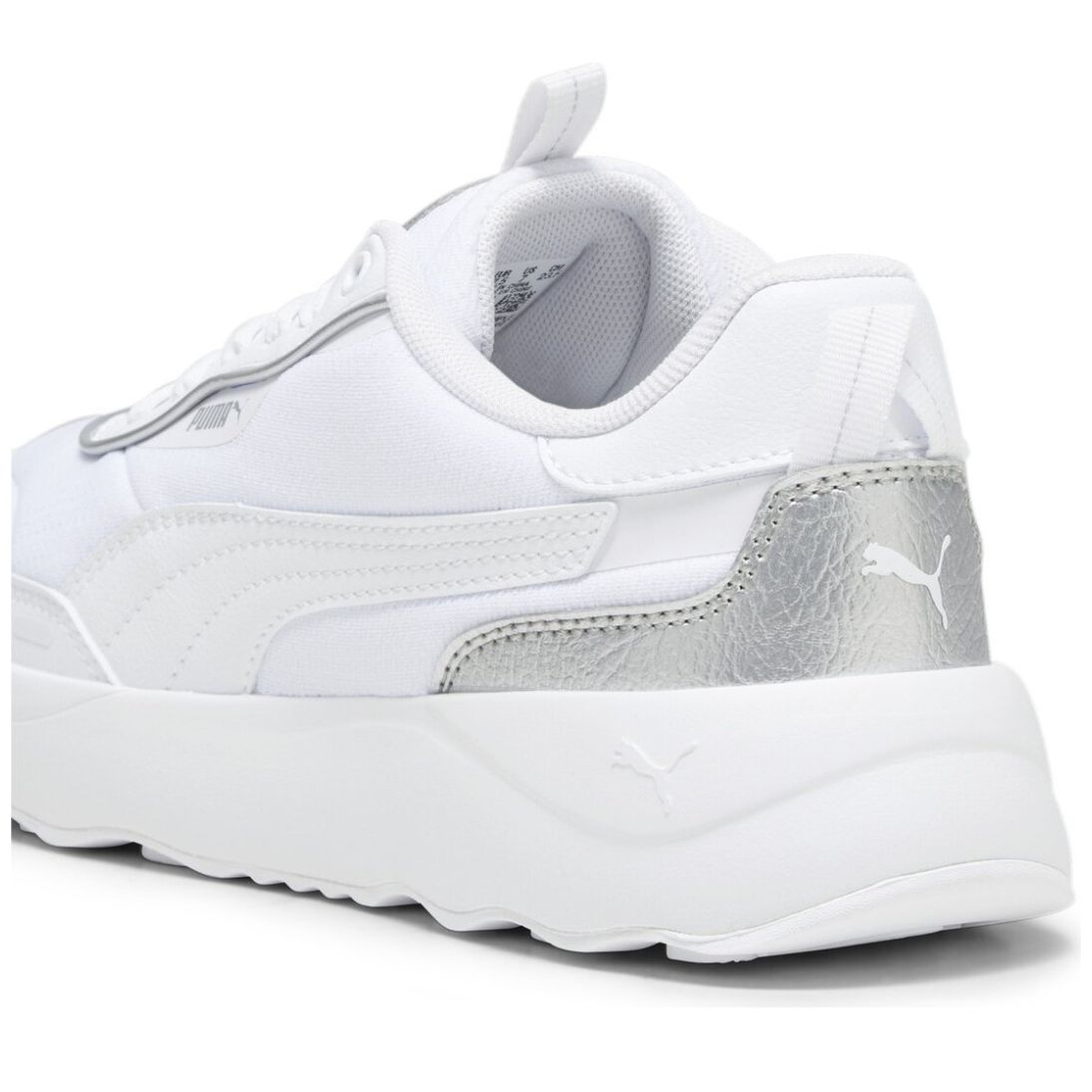 Tenis Estilo Deportivo con Plataforma Blanco Puma