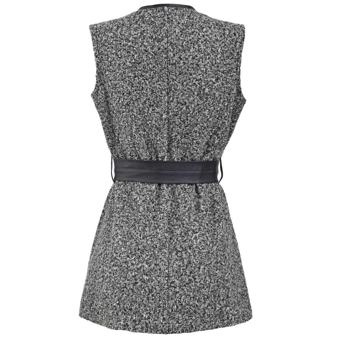 Chaleco Largo Cinta Polipiel Next para Mujer