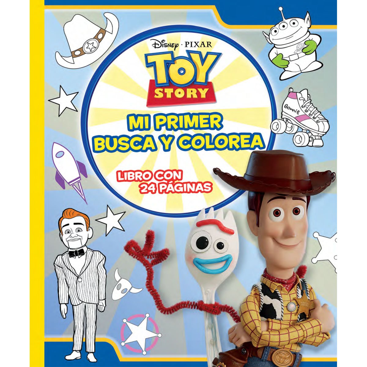 Libro Actividades Y Colorear 24 Páginas Bond 1 Tinta Great Moments