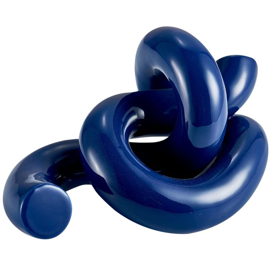 Figura Decorativa Nudo Jadid Azul Gaf