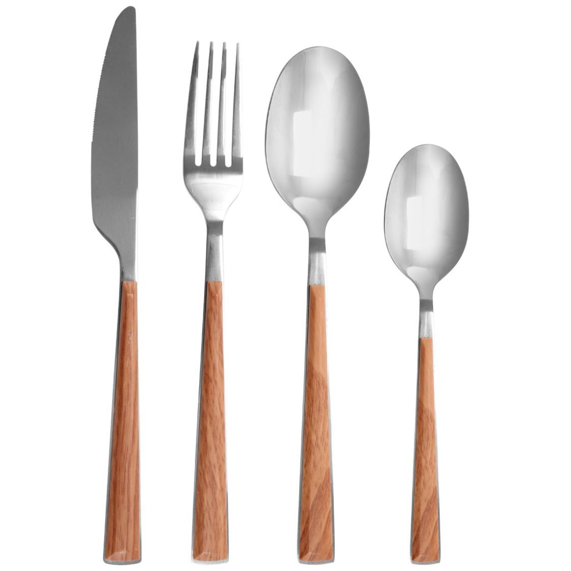 Juego de Cubiertos Acero Inoxidable Cubibouquet Crown Baccara 16 Piezas