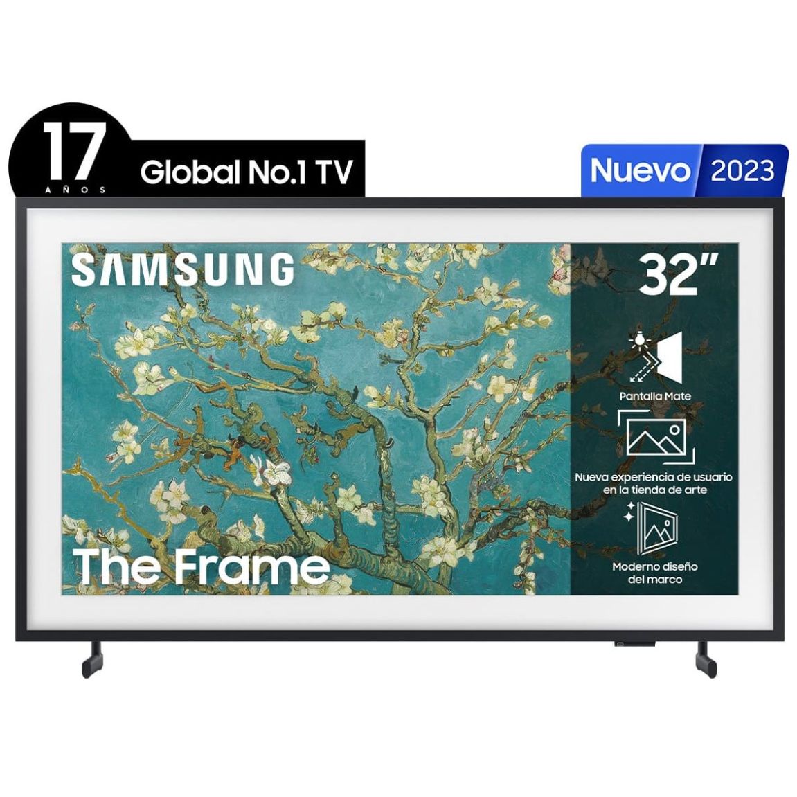 Pantalla Samsung 32" 4K Qn32Ls03Cbfxzx + Marco