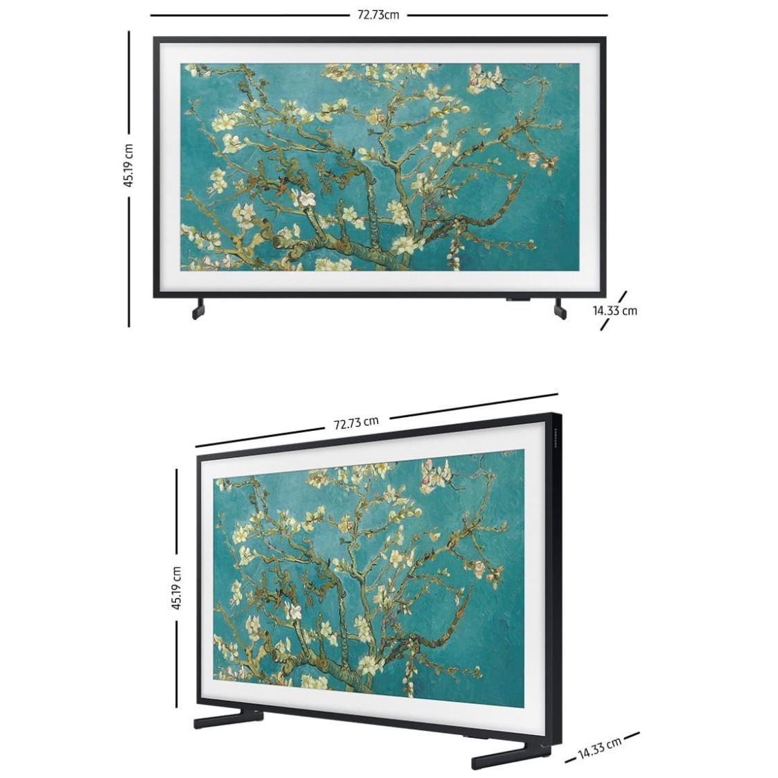 Pantalla Samsung 32" 4K Qn32Ls03Cbfxzx + Marco