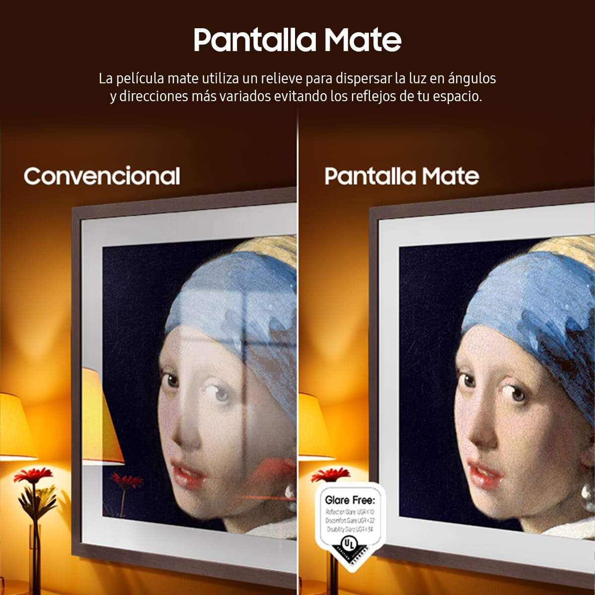 Pantalla Samsung 32" 4K Qn32Ls03Cbfxzx + Marco