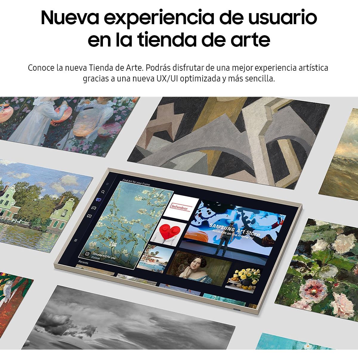 Pantalla Samsung 32" 4K Qn32Ls03Cbfxzx + Marco