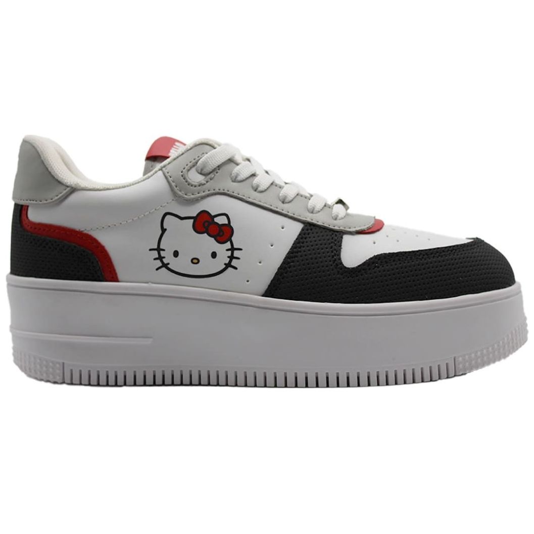 Tenis Casual con Plataforma Multicolor Kitty para Mujer