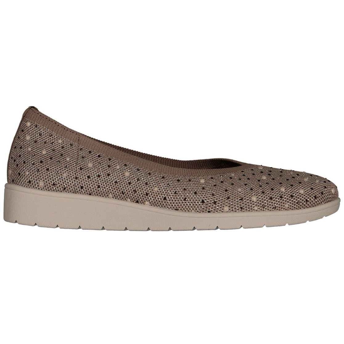 Slip On Beige Skechers para Mujer