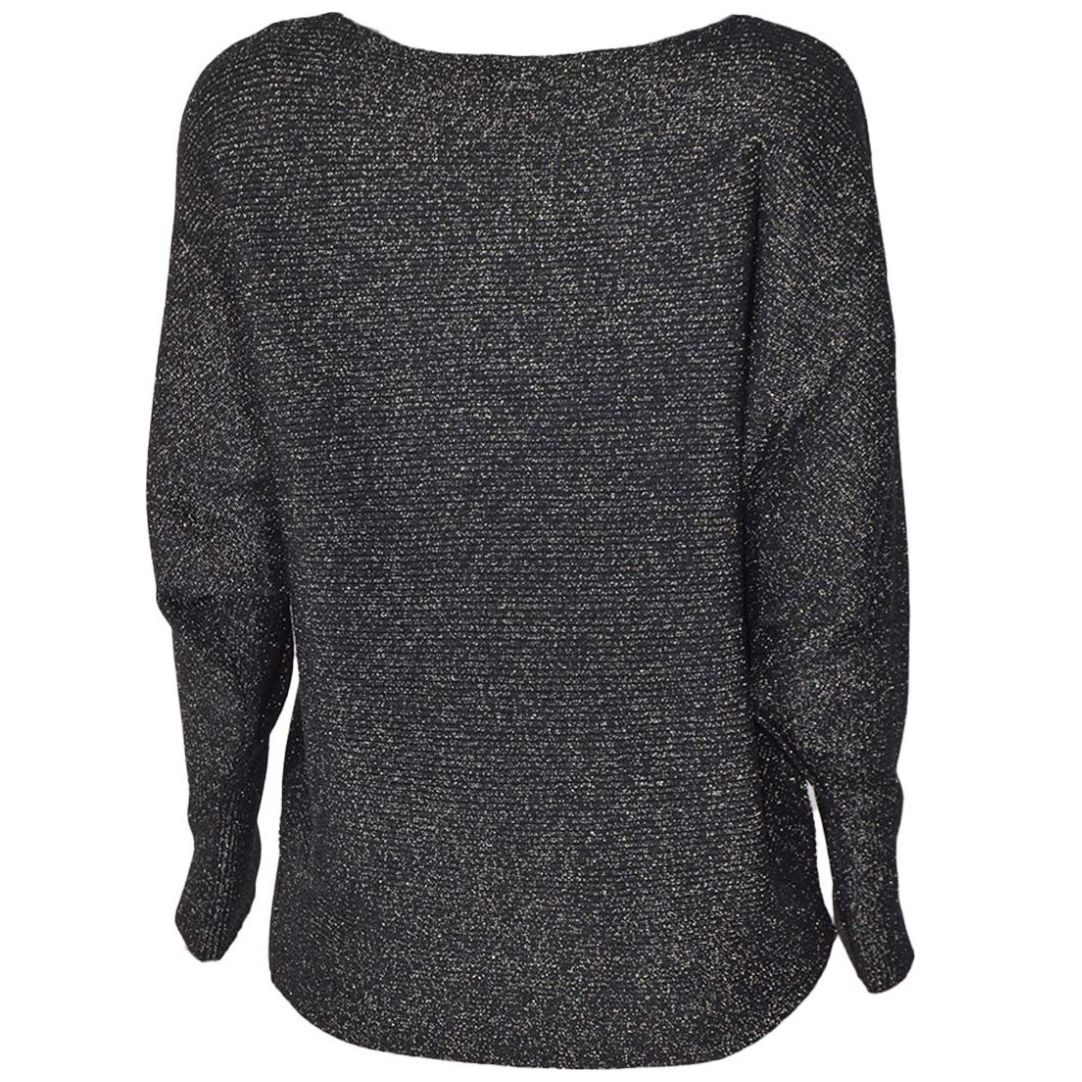 Suéter Manga Ranglan con Aplicaciones en Puños para Mujer Philosophy Woman