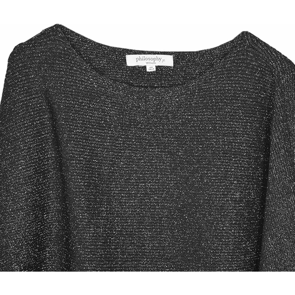 Suéter Manga Ranglan con Aplicaciones en Puños para Mujer Philosophy Woman