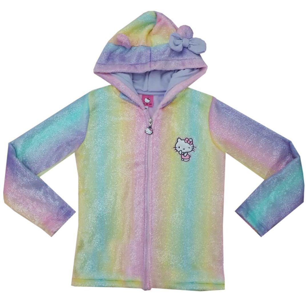 Chamarra para Niña Flannel Estampado Hello Kitty
