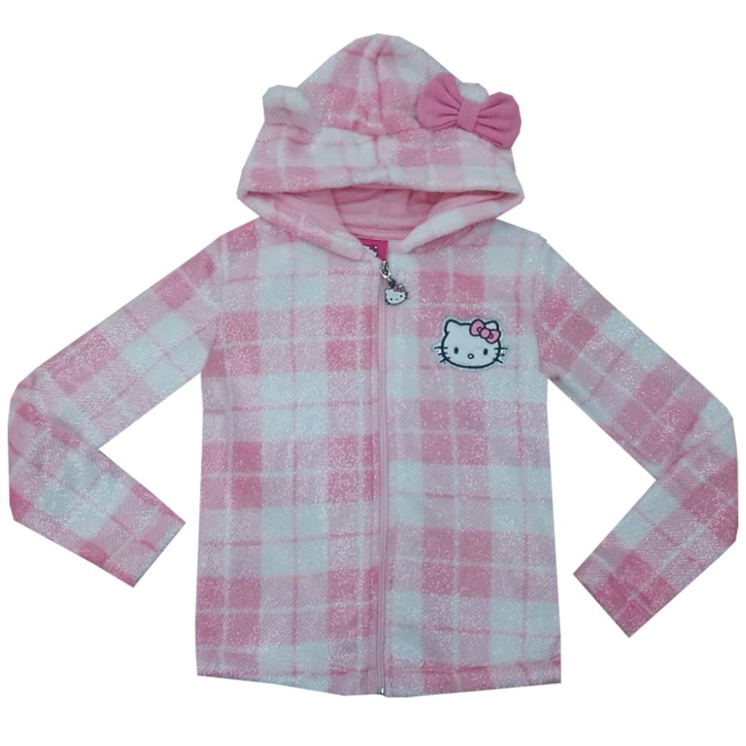 Chamarra para Niña Flannel Estampado Hello Kitty