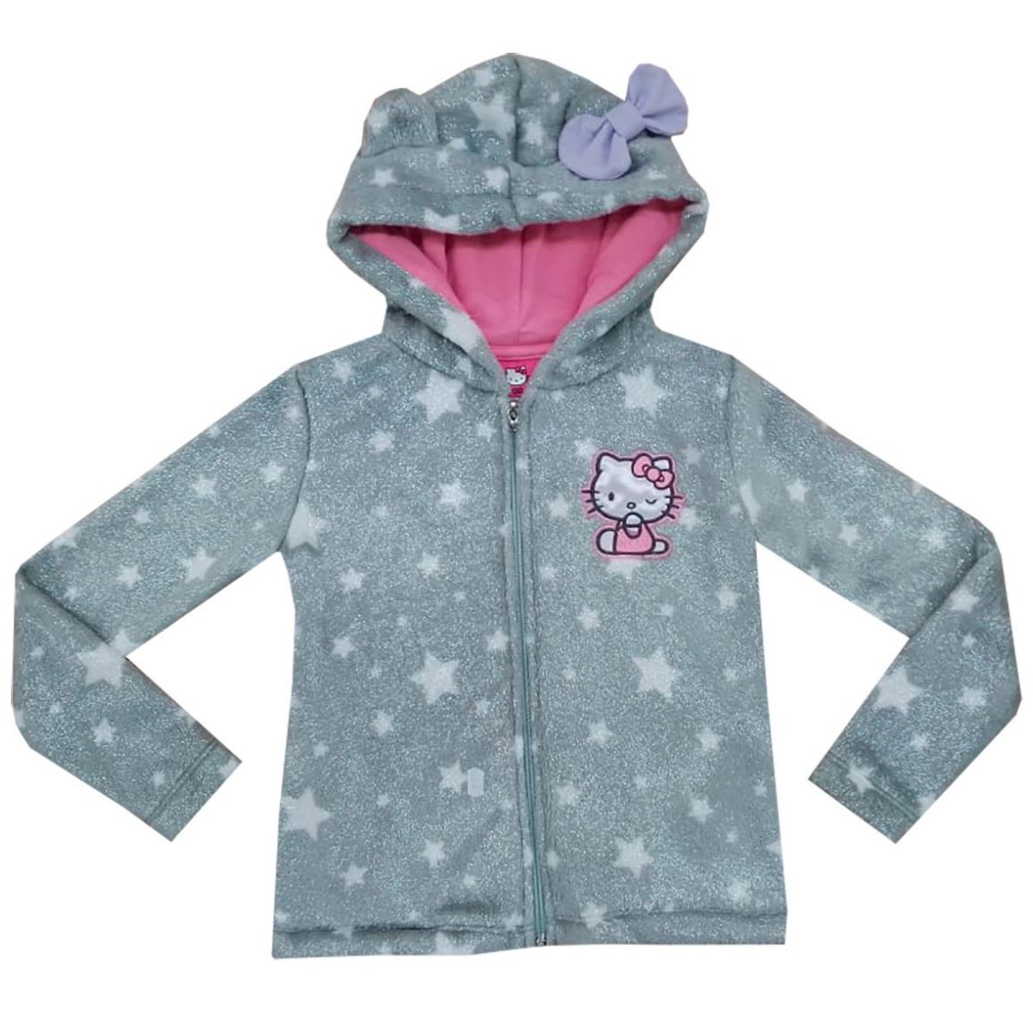 Chamarra para Niña Flannel Estampado Hello Kitty