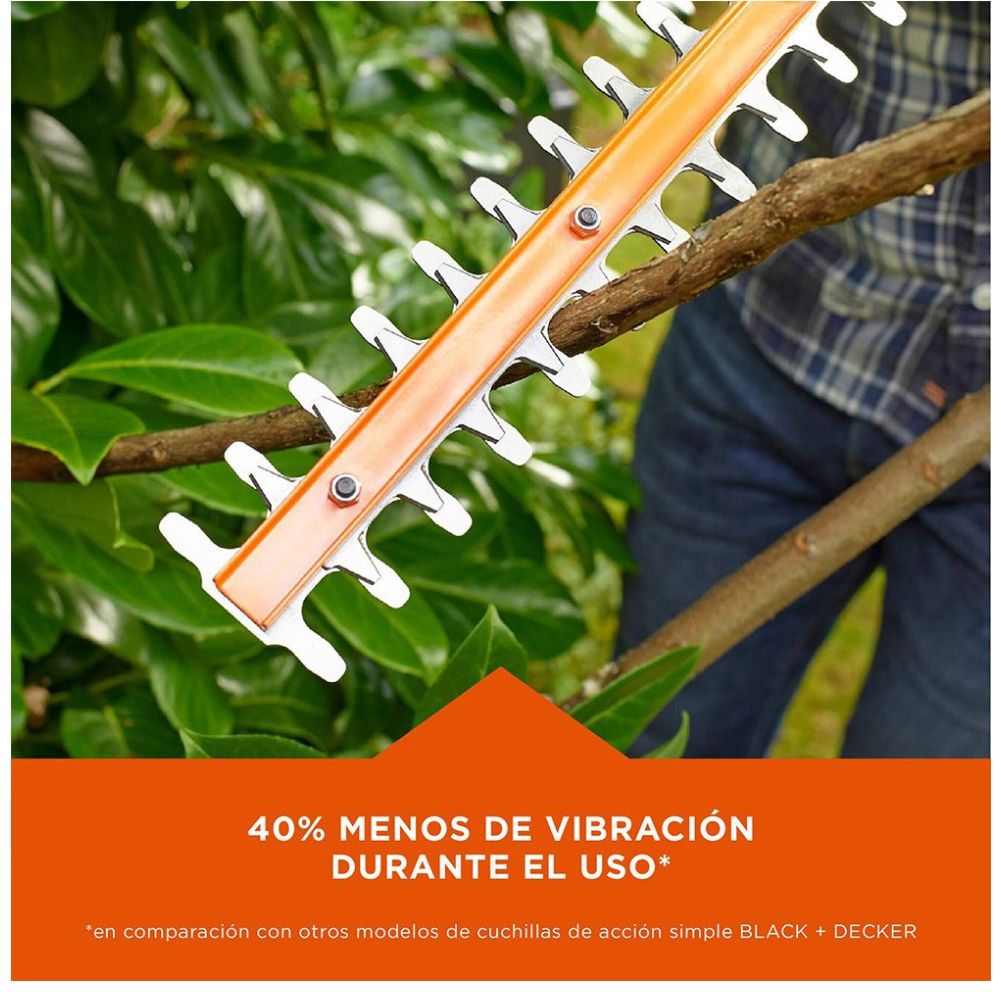 Cortasetos Eléctrico 420W 18" Black+Decker