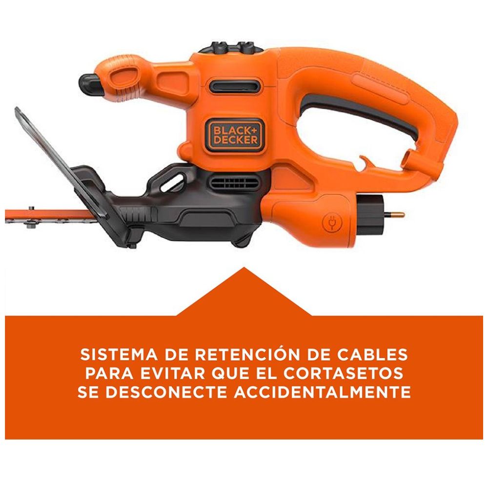 Cortasetos Eléctrico 420W 18" Black+Decker