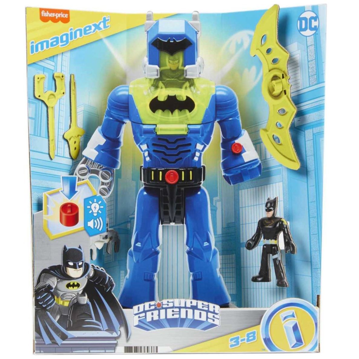 Figura de Acción Batman Insider & Exo Traje Imaginext