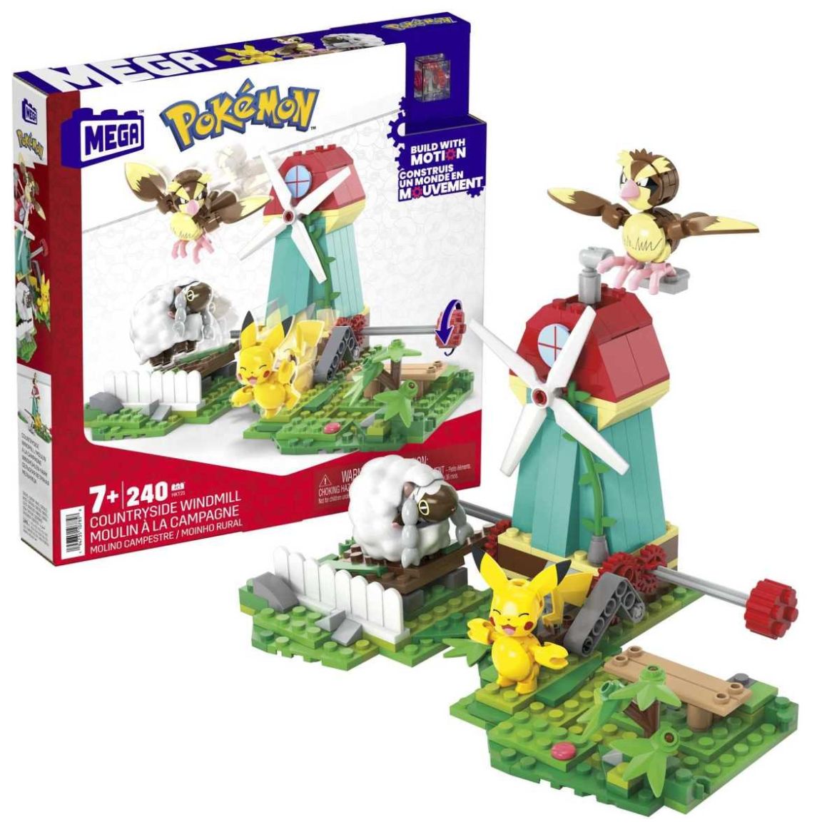 Mega Pokémon Juguete de Construcción Molino Campestre