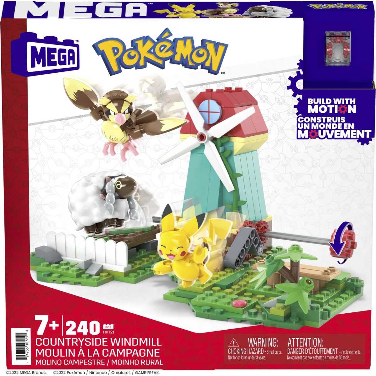 Mega Pokémon Juguete de Construcción Molino Campestre