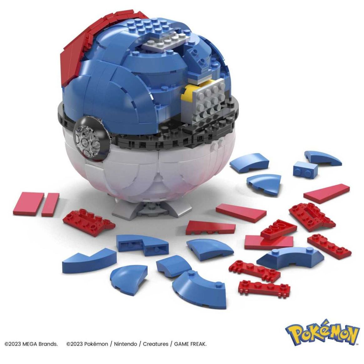Mega Pokémon Juguete de Construcción Gran Pokébola Jumbo