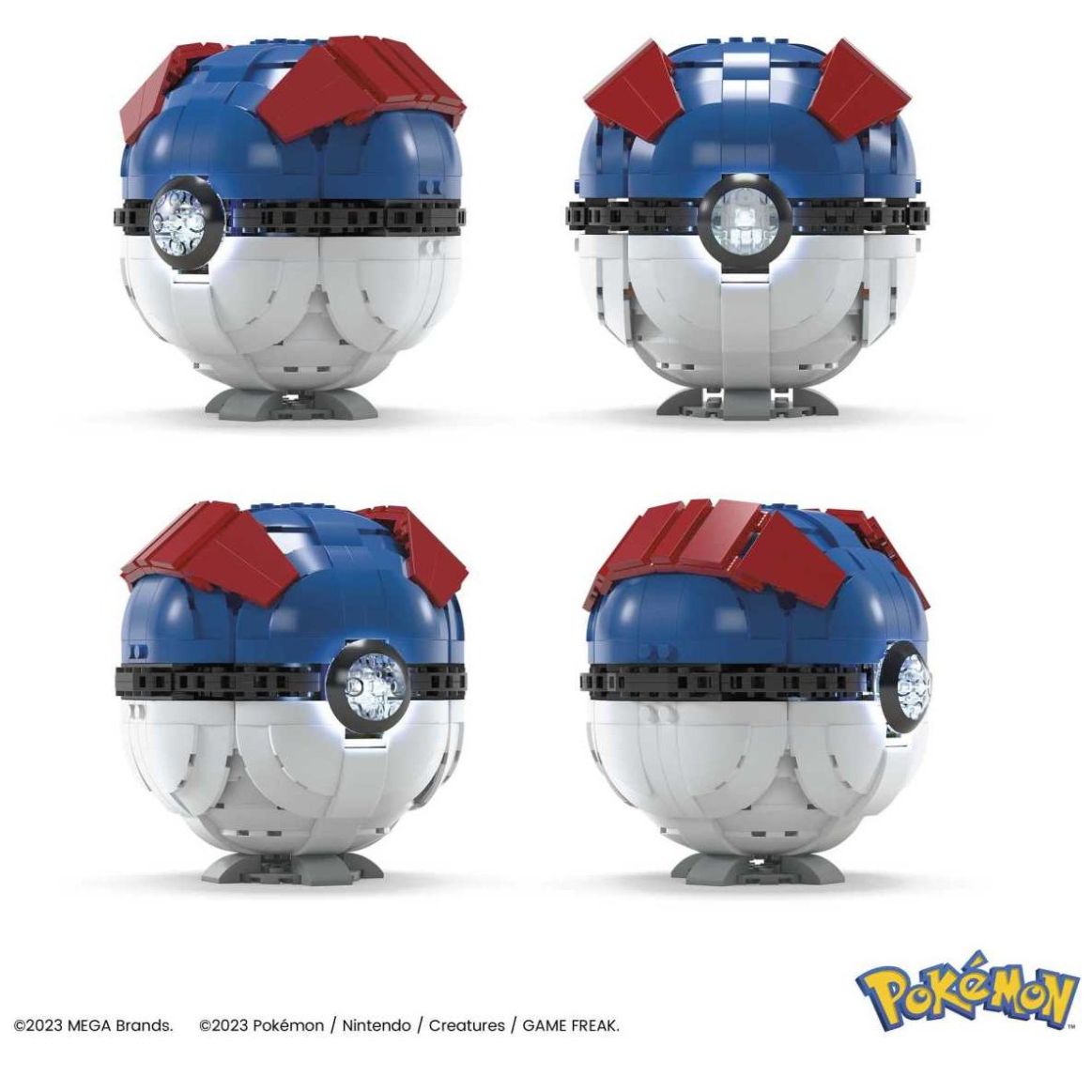 Mega Pokémon Juguete de Construcción Gran Pokébola Jumbo