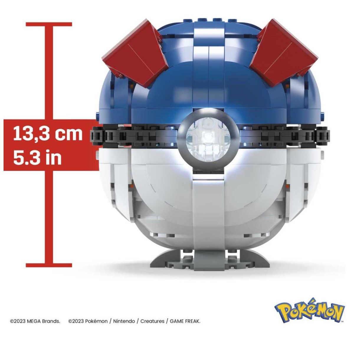 Mega Pokémon Juguete de Construcción Gran Pokébola Jumbo