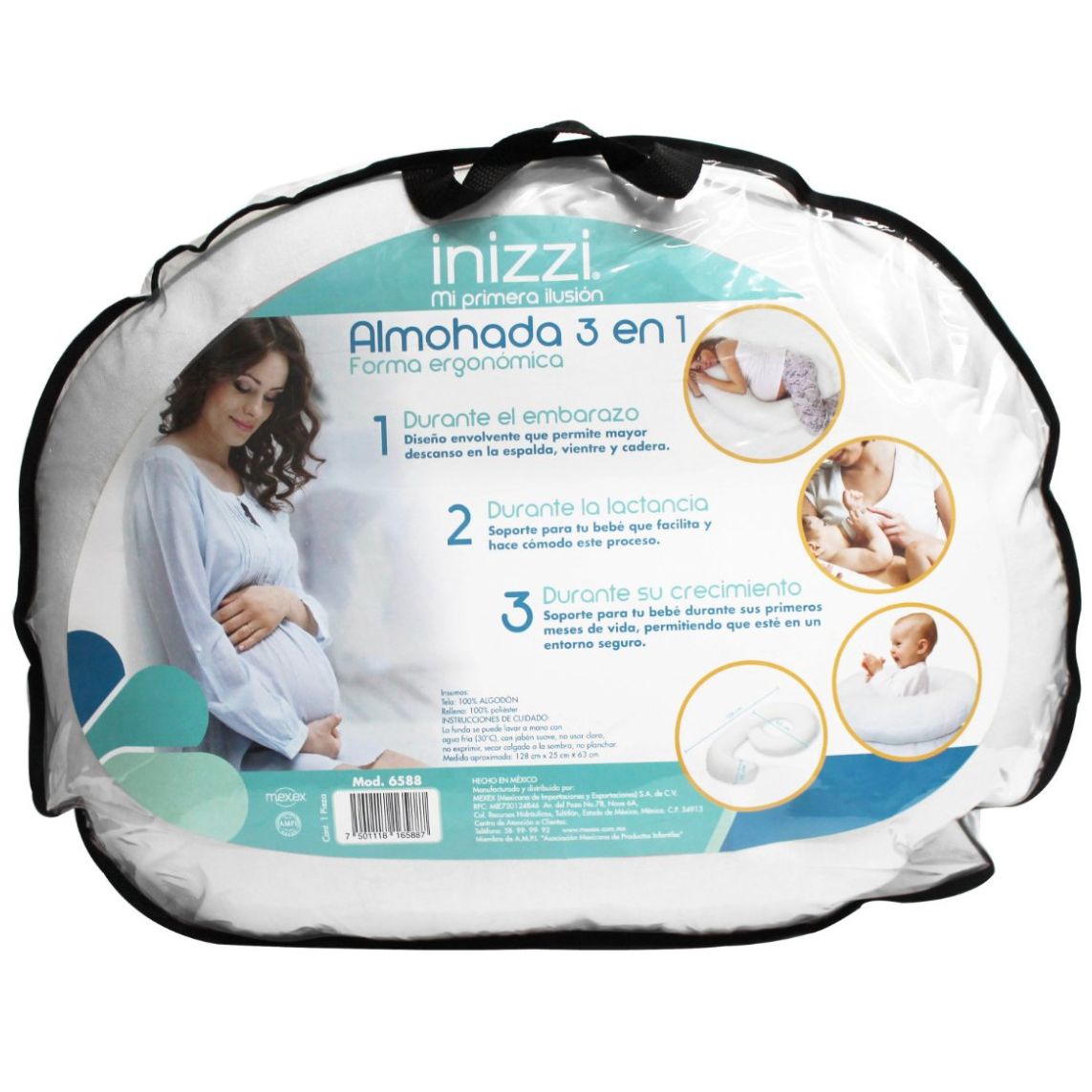 Almohada 3 en 1  para Embarazo Inizzi