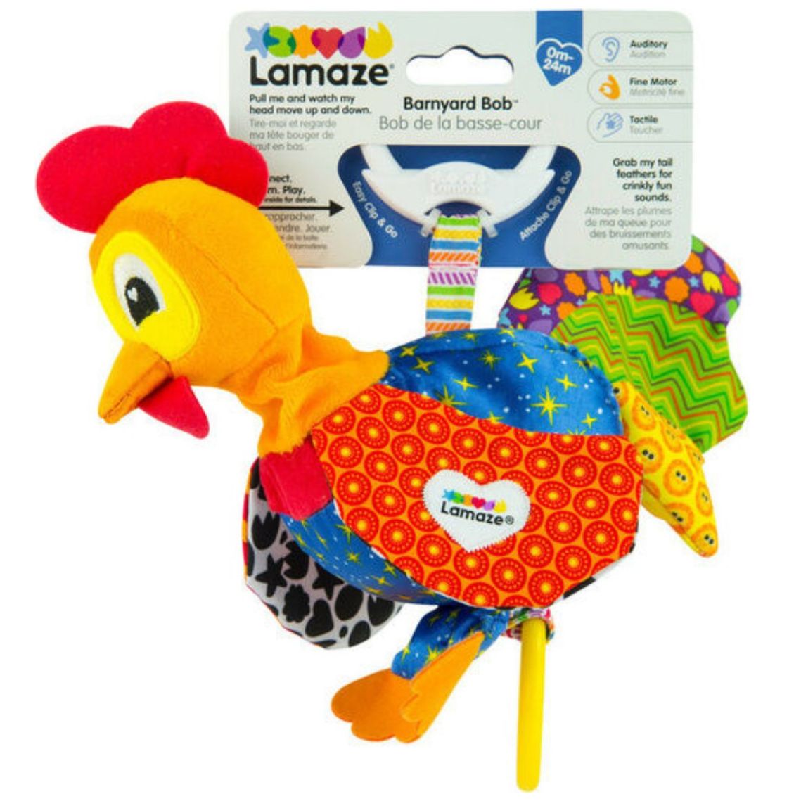 Juguete Colgante Bob el Gallo Lamaze
