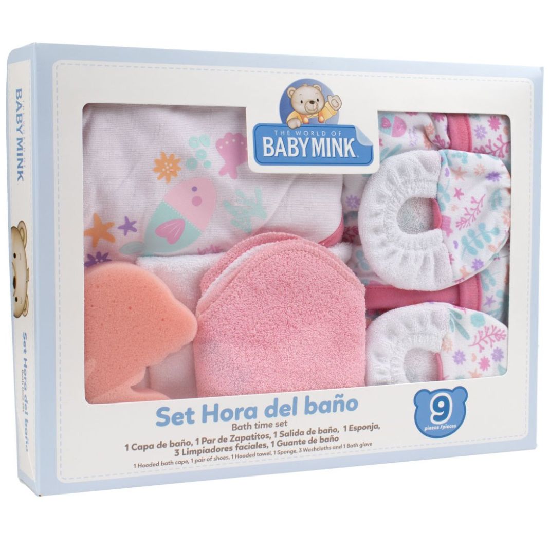 Set de toalla facial Baby Mink para bebé