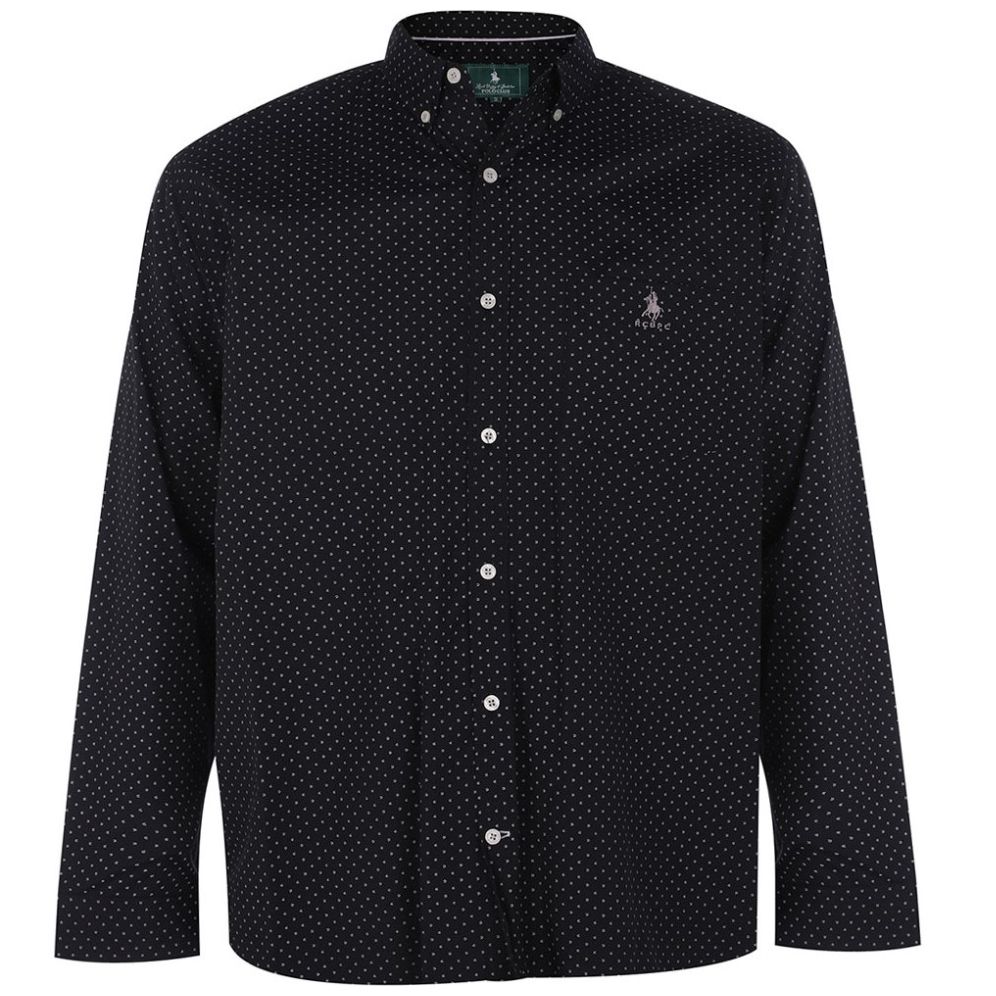 Camisa Polo Club Manga Larga para Hombre