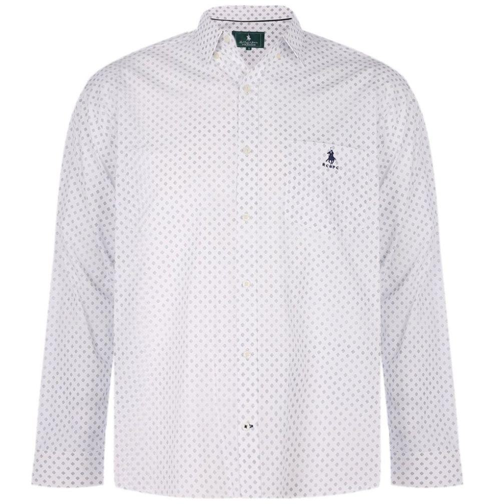 Camisa Polo Club Manga Larga para Hombre