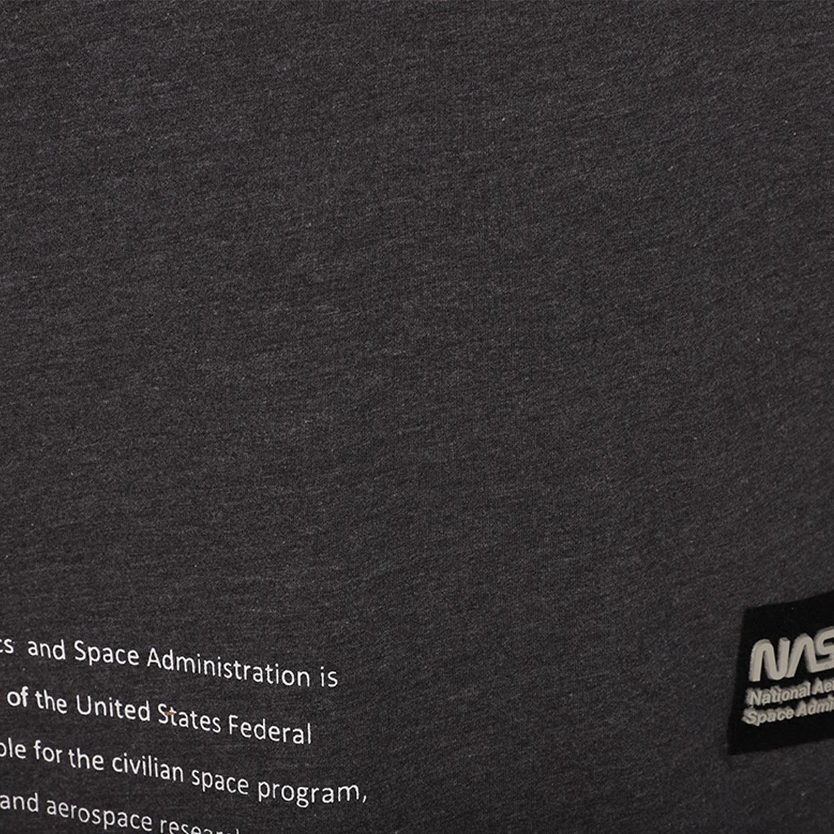 Playera Nasa Manga Corta Estampada para Hombre