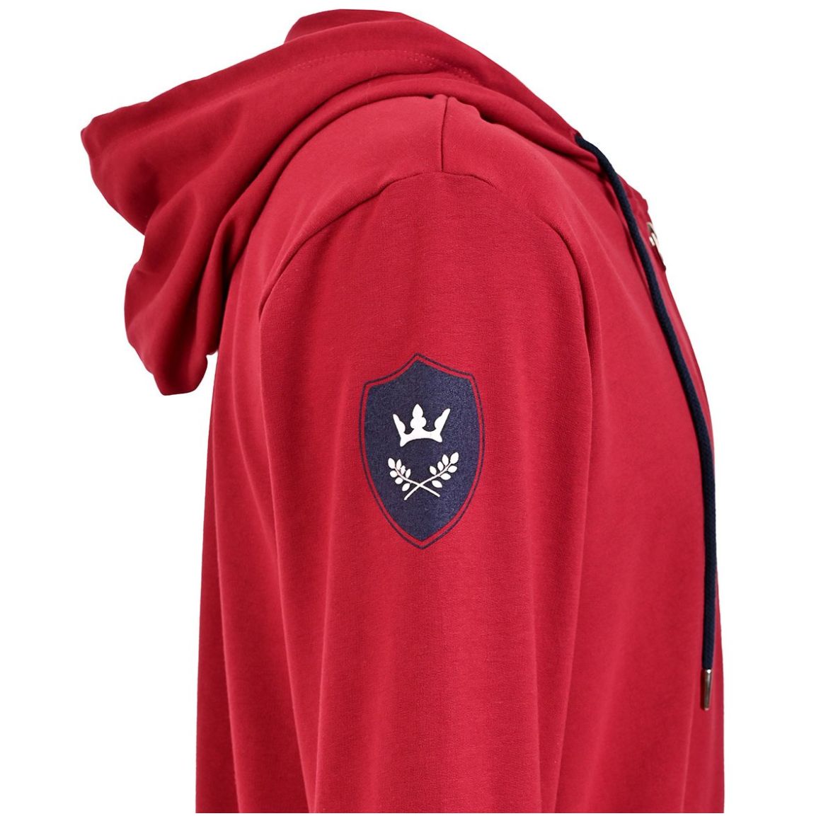 Sudadera Polo Club Abierta con Capucha para Hombre