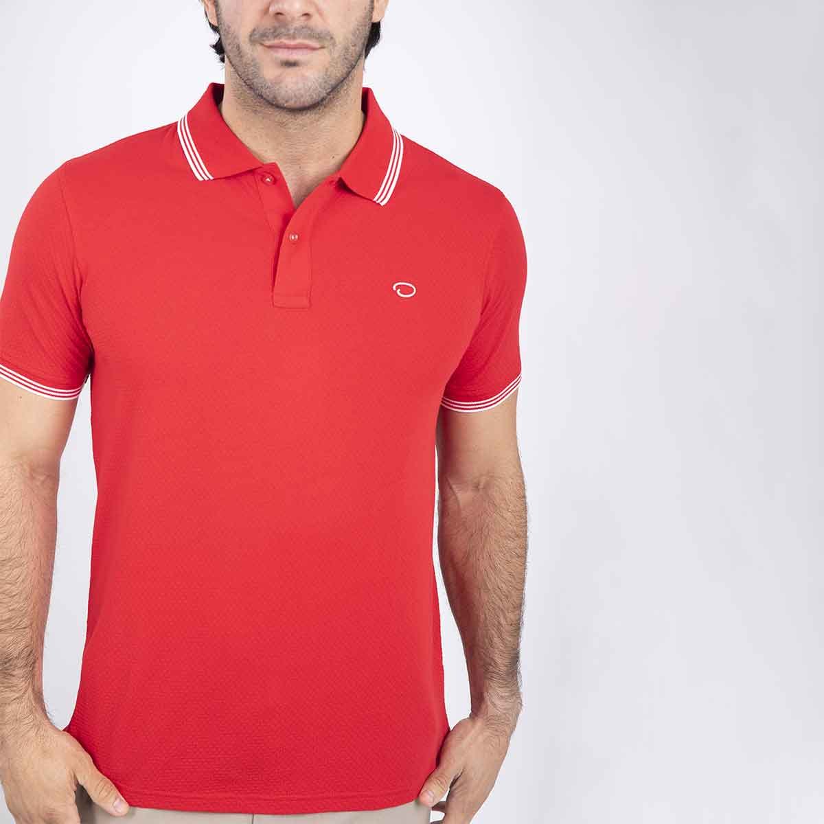 Playera Polo Oscar de la Renta Manga Corta para Hombre
