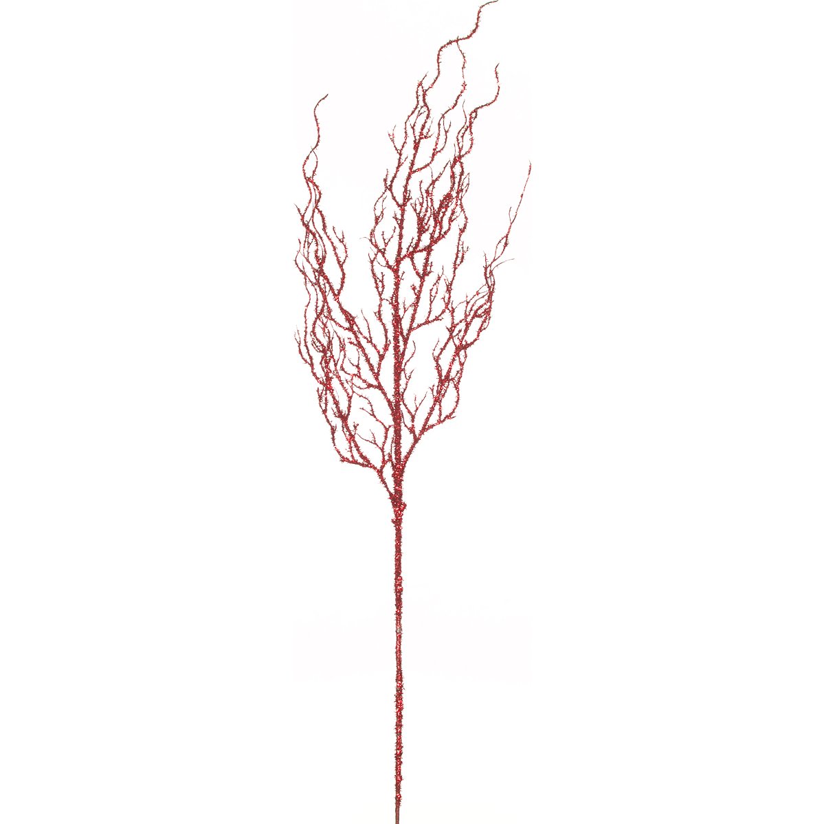 Rama con Diamantina Color Rojo 89Cm