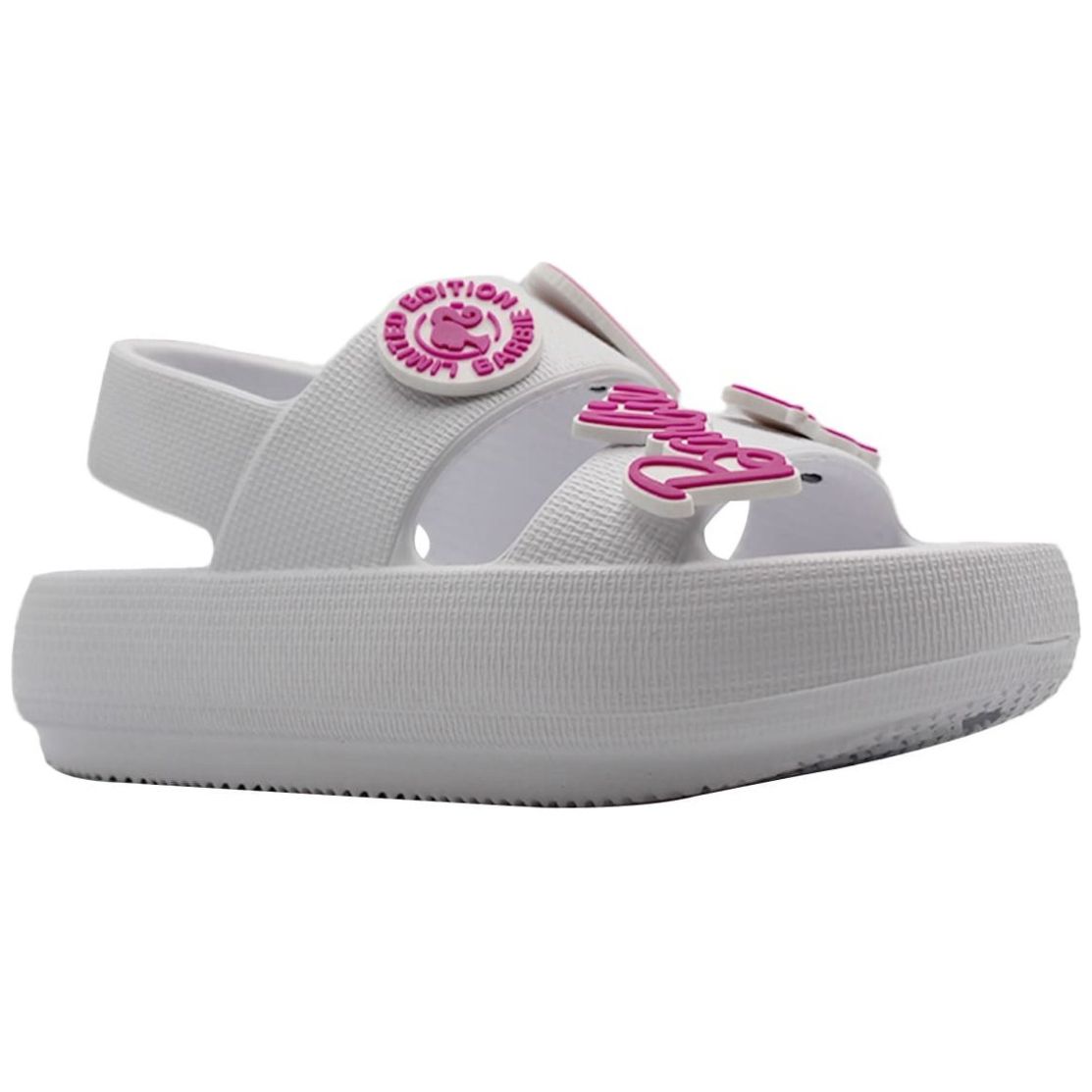 Sandalia con Correa Blanca Barbie para Mujer