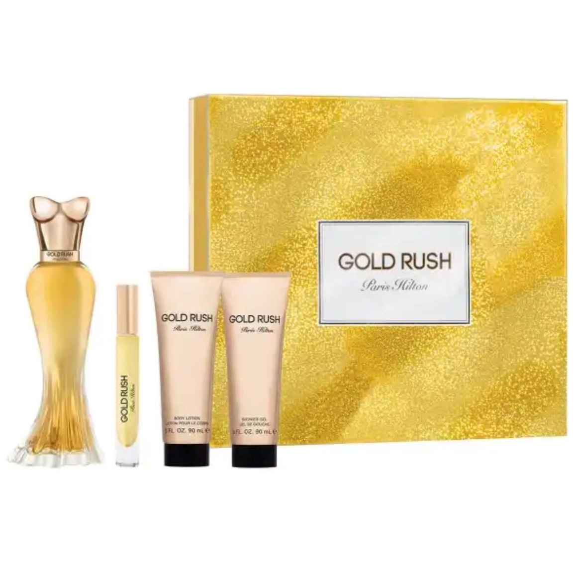 Estuche para Mujer  Paris Hilton Gold Rush Edp 100 Ml