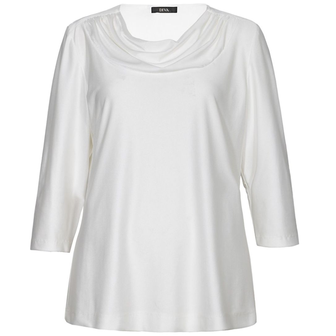 Blusa Manga 3/4 Cuello Columpio para Dama Diva By Gamus