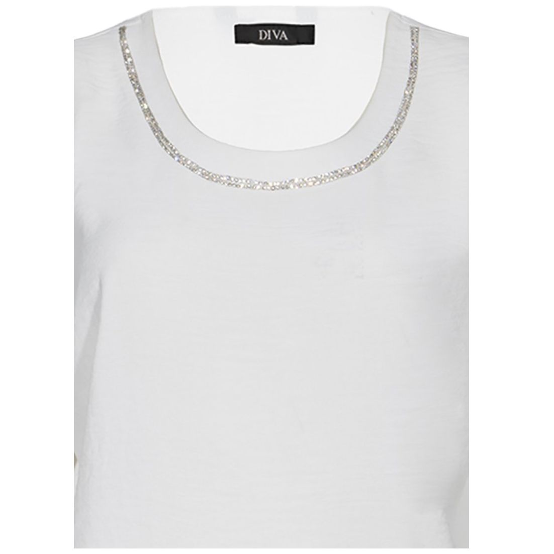 Blusa Manga 3/4 Cuello Columpio para Dama Diva By Gamus