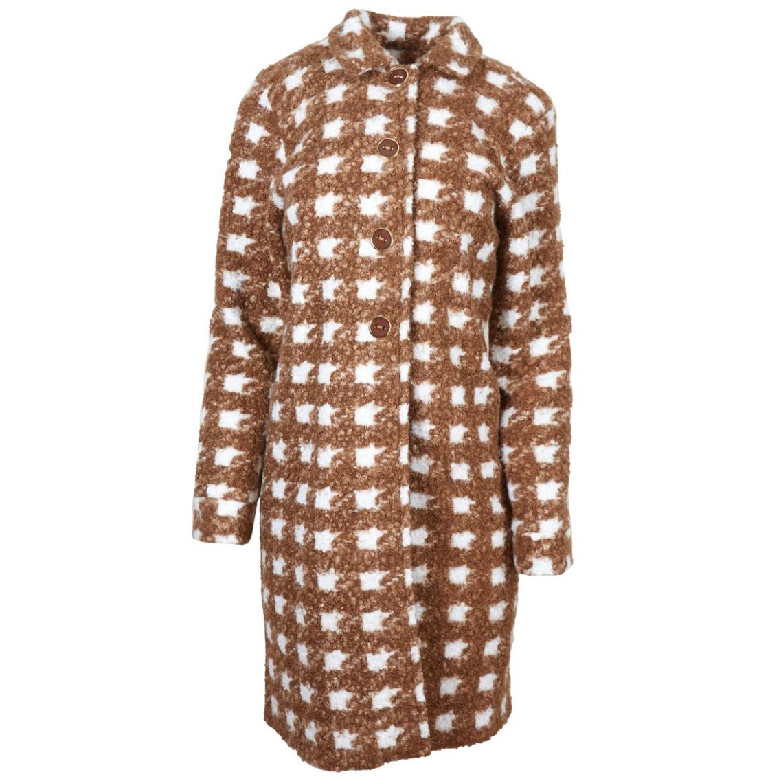 Abrigo Cuello Redondo Ann Miller para Mujer