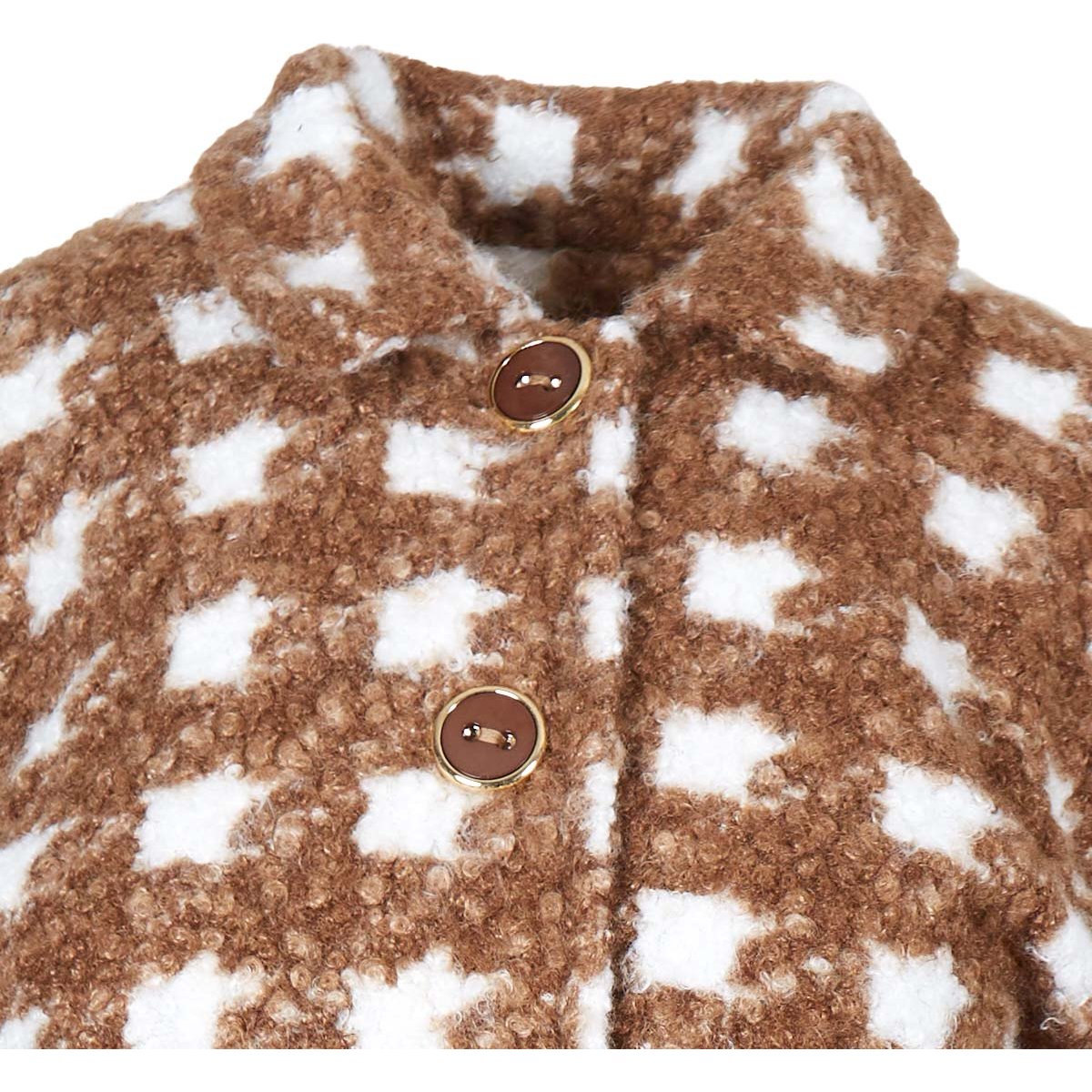 Abrigo Cuello Redondo Ann Miller para Mujer