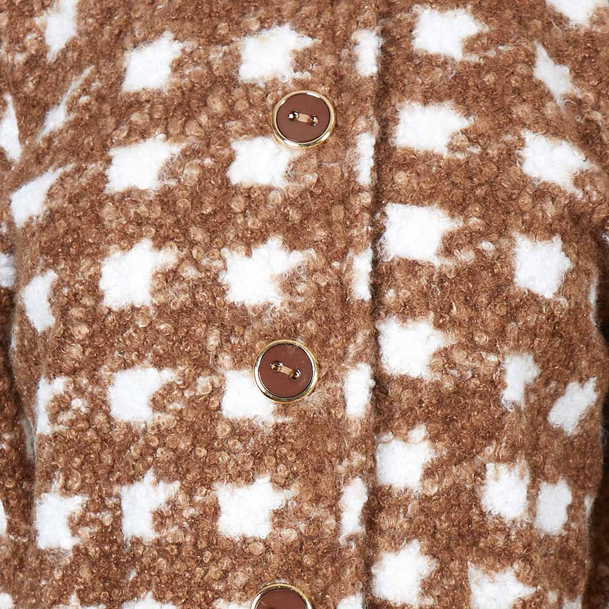 Abrigo Cuello Redondo Ann Miller para Mujer