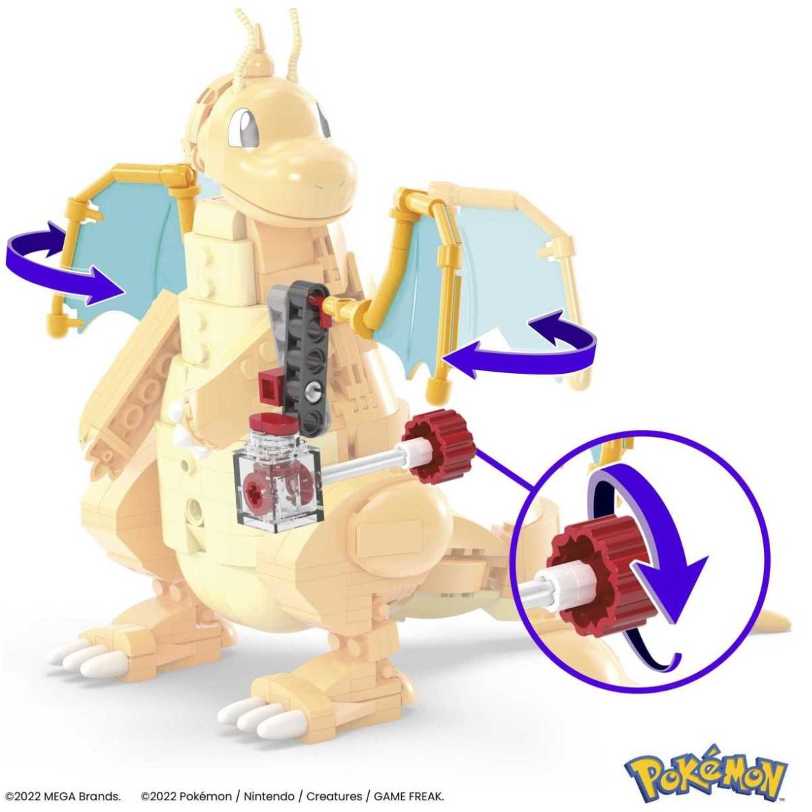Mega Pokémon Juguete de Construcción Dragonite