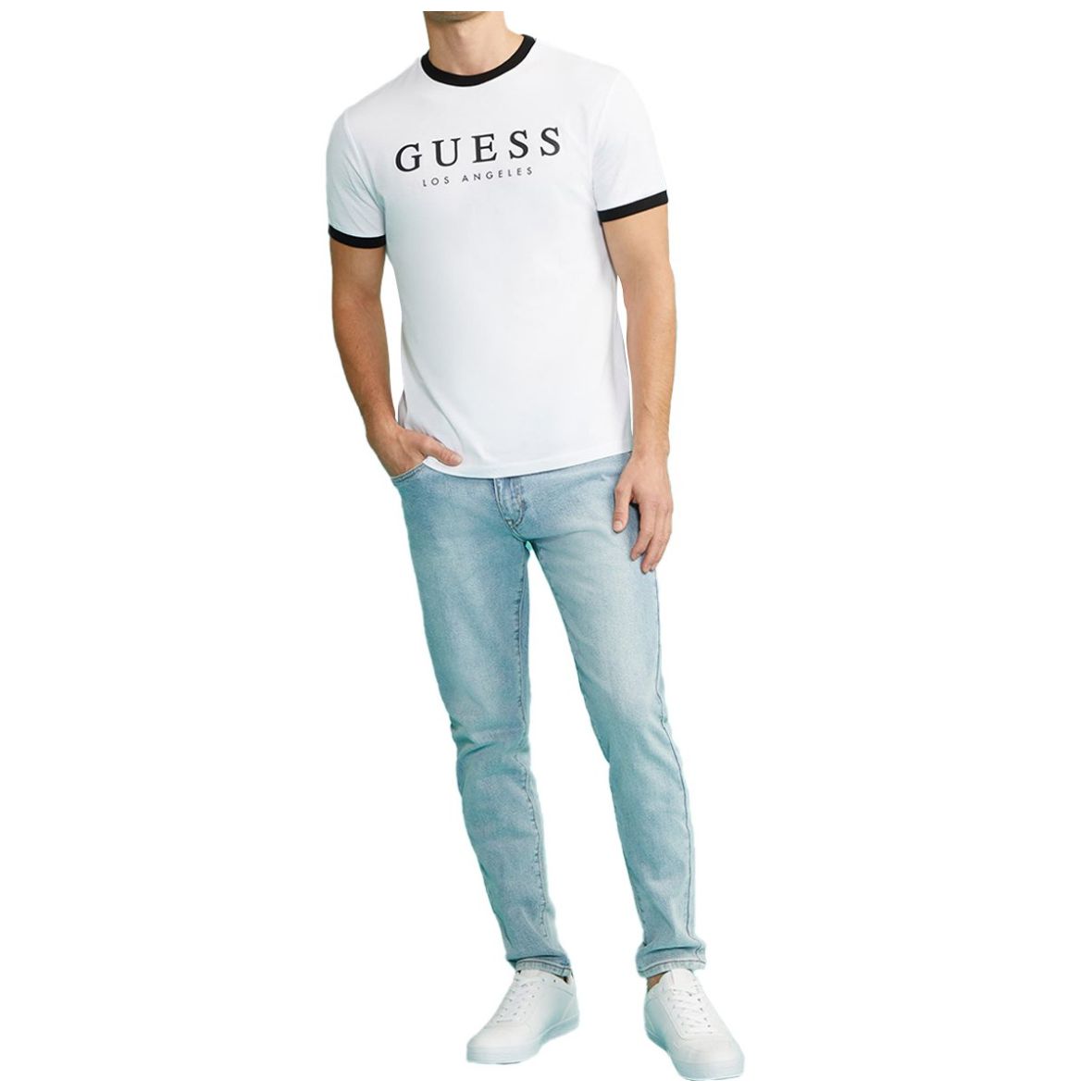 Playera Guess Manga Corta para Hombre