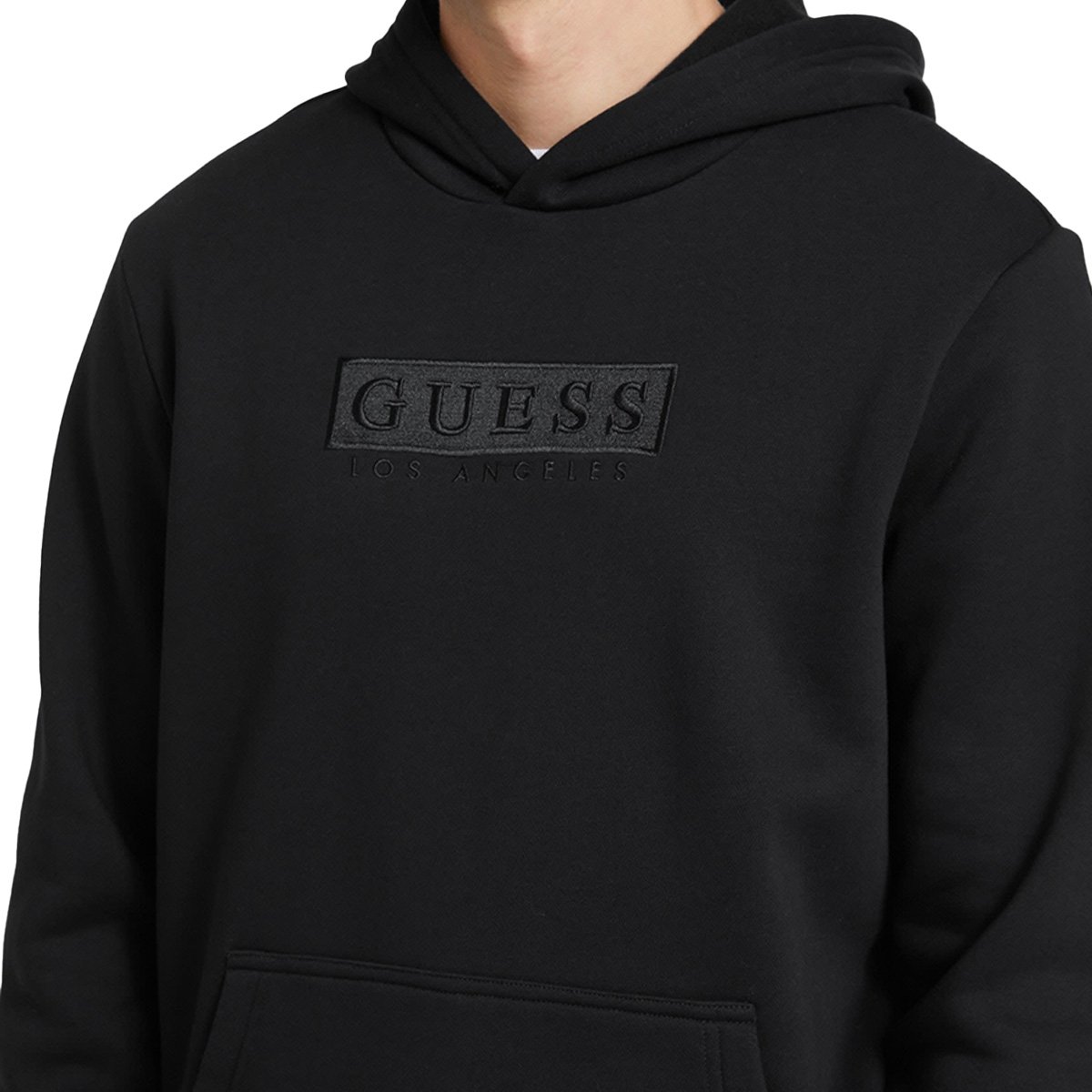 Guess Factory Sudadera Guess Negra Hombre Sudadera Con Capucha